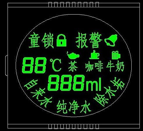 智能热水器液晶屏